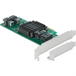 Controller DeLOCK PCI Express X8 Karte Zu 4 X Intern SFF-8643 NVMe LowProfile, Schnittstellenkarte