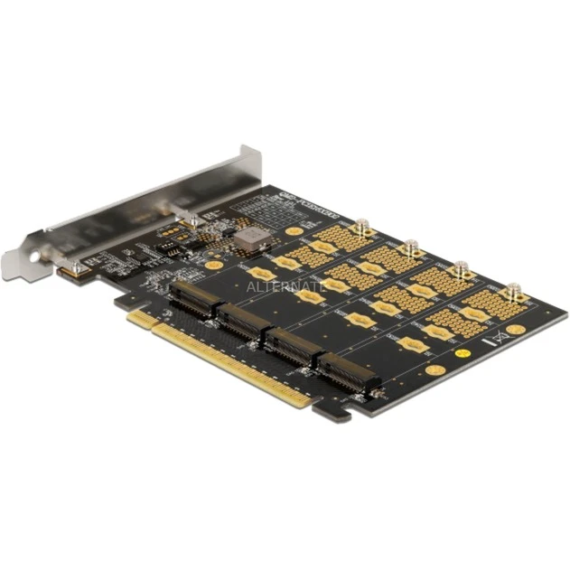 DeLOCK PCIe 16x Karte > 4x Intern NVMe M.2, Controller 2 DeLOCK PCIe 16x Karte > 4x Intern NVMe M.2, Controller – Bild 2
