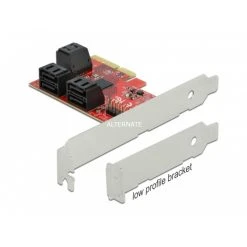 DeLOCK PCIe 6P SATA PCIe X4Karte - LP, Controller