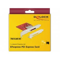 Mainboard Zubehör DeLOCK PCIe Karte>1x Ext. CFexpress Slot, Adapter -Mainboards Verkaufsgeschäft DeLOCK PCIe Karte 1x ext CFexpress Slot Adapter@@fpuvj0 3