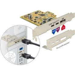 DeLOCK PCIe USB 3.1 Gen2 Type-C Karte, USB-Controller -Mainboards Verkaufsgeschäft DeLOCK PCIe USB 3 1 Gen2 Type C Karte USB Controller@@fpuvhl 3