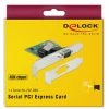 Controller DeLOCK PCIe > 1 X Seriell RS-232, Adapter
