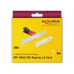 DeLOCK PCIe X4 Karte >1x SFF-8643 NVMe, Controller -Mainboards Verkaufsgeschäft DeLOCK PCIe x4 Karte 1x SFF 8643 NVMe Controller@@1704103 4