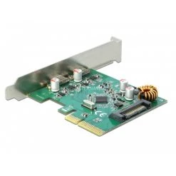 DeLOCK PCIe X4 > 2x Extern USB 3.2 Gen 2 Typ-C, USB-Controller -Mainboards Verkaufsgeschäft DeLOCK PCIe x4 2x extern USB 3 2 Gen 2 Typ C USB Controller@@1677731 2