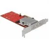 Controller DeLOCK PCIe X8>2x Int. NVMe M.2 Key M LP, Adapter