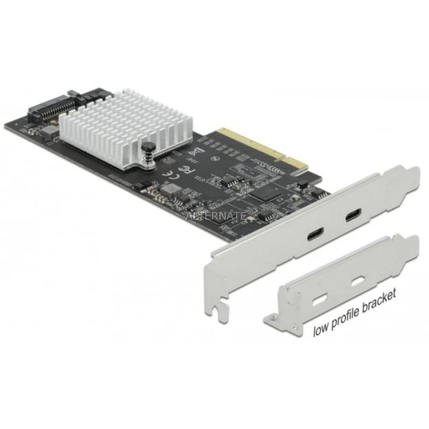 Controller DeLOCK PCIe X8 > 2x Extern USB-X 3.2 Gen 2x2 1 Controller DeLOCK PCIe X8 > 2x Extern USB-X 3.2 Gen 2x2