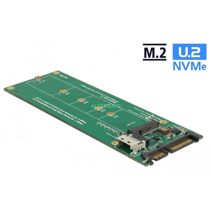 Controller DeLOCK U.2 SFF-8654 Oder SATA Konverter > 1x M.2, Adapter