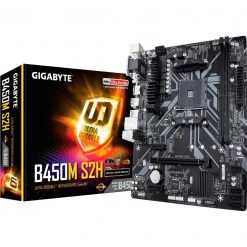 Sockel AM4 GIGABYTE B450M S2H, Mainboard