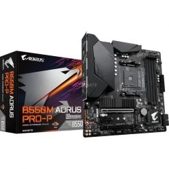 Sockel AM4 GIGABYTE B550M AORUS PRO-P, Mainboard
