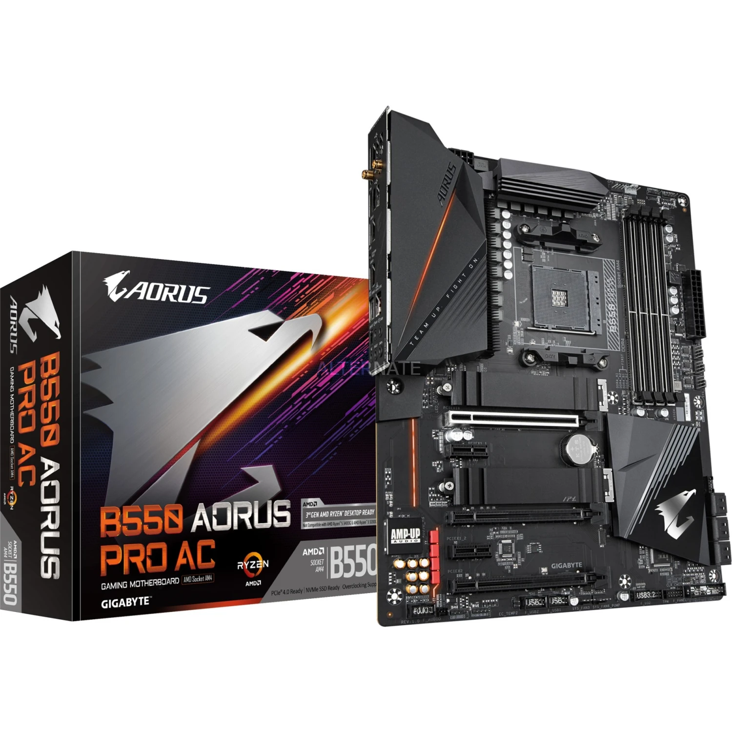 Sockel AM4 GIGABYTE B550 AORUS PRO AC, Mainboard 1 Sockel AM4 GIGABYTE B550 AORUS PRO AC, Mainboard