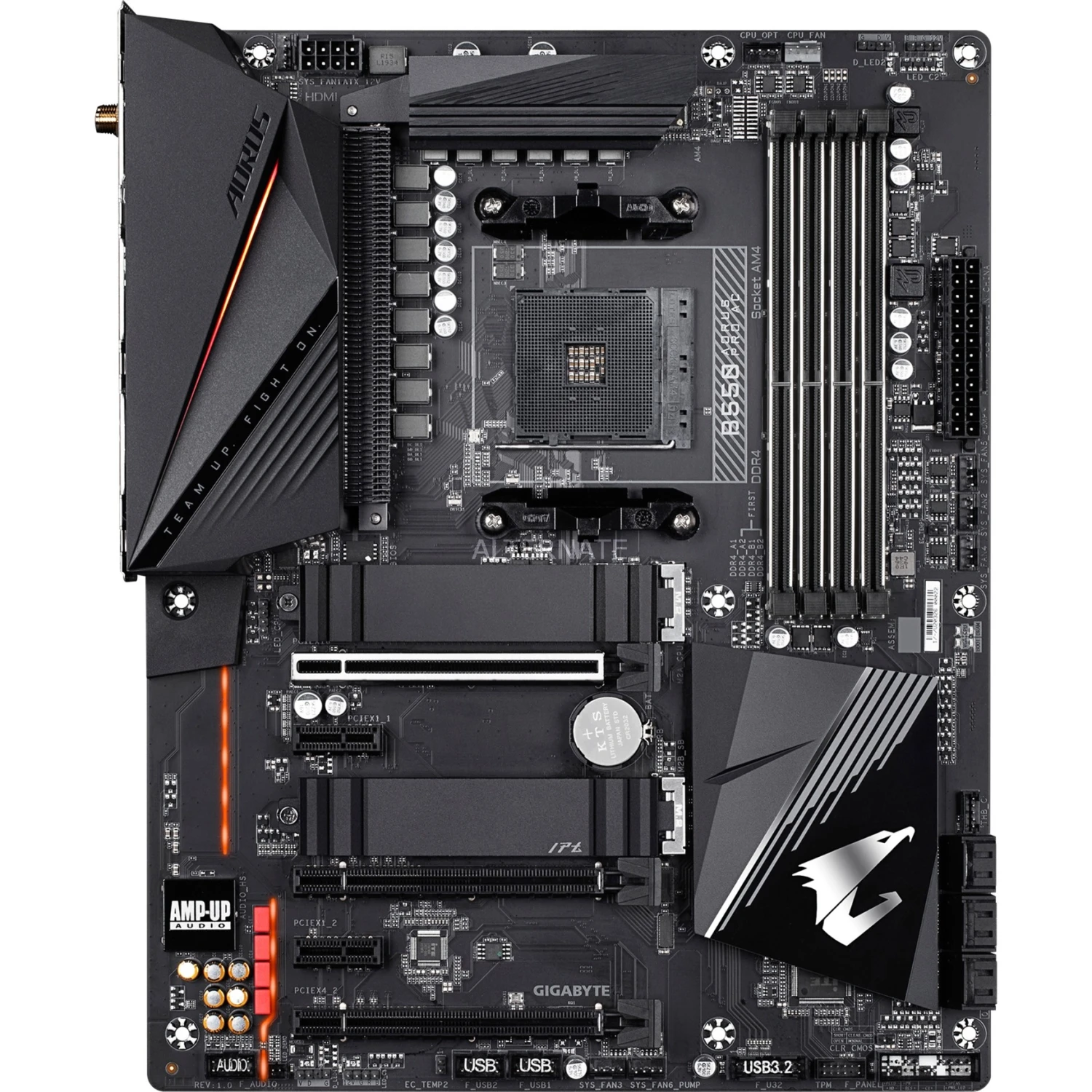 Sockel AM4 GIGABYTE B550 AORUS PRO AC, Mainboard 3 Sockel AM4 GIGABYTE B550 AORUS PRO AC, Mainboard – Bild 3