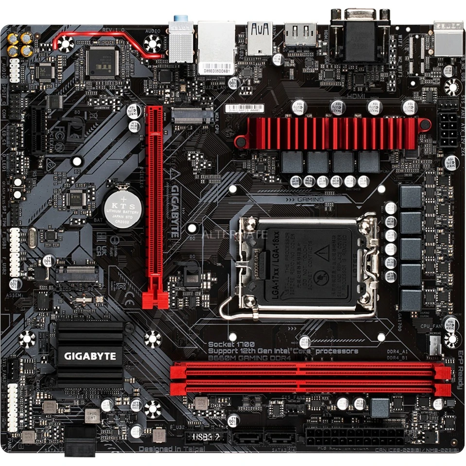 Sockel 1700 GIGABYTE B660M GAMING DDR4, Mainboard 2 Sockel 1700 GIGABYTE B660M GAMING DDR4, Mainboard – Bild 2