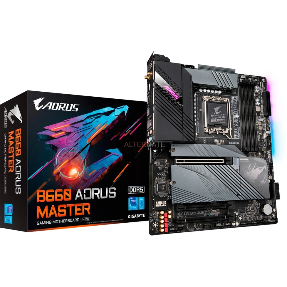 Sockel 1700 GIGABYTE B660 AORUS MASTER, Mainboard 1 Sockel 1700 GIGABYTE B660 AORUS MASTER, Mainboard
