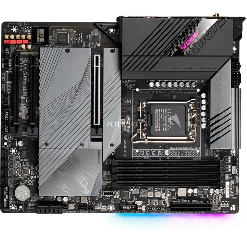 Sockel 1700 GIGABYTE B660 AORUS MASTER, Mainboard 2 Sockel 1700 GIGABYTE B660 AORUS MASTER, Mainboard – Bild 2
