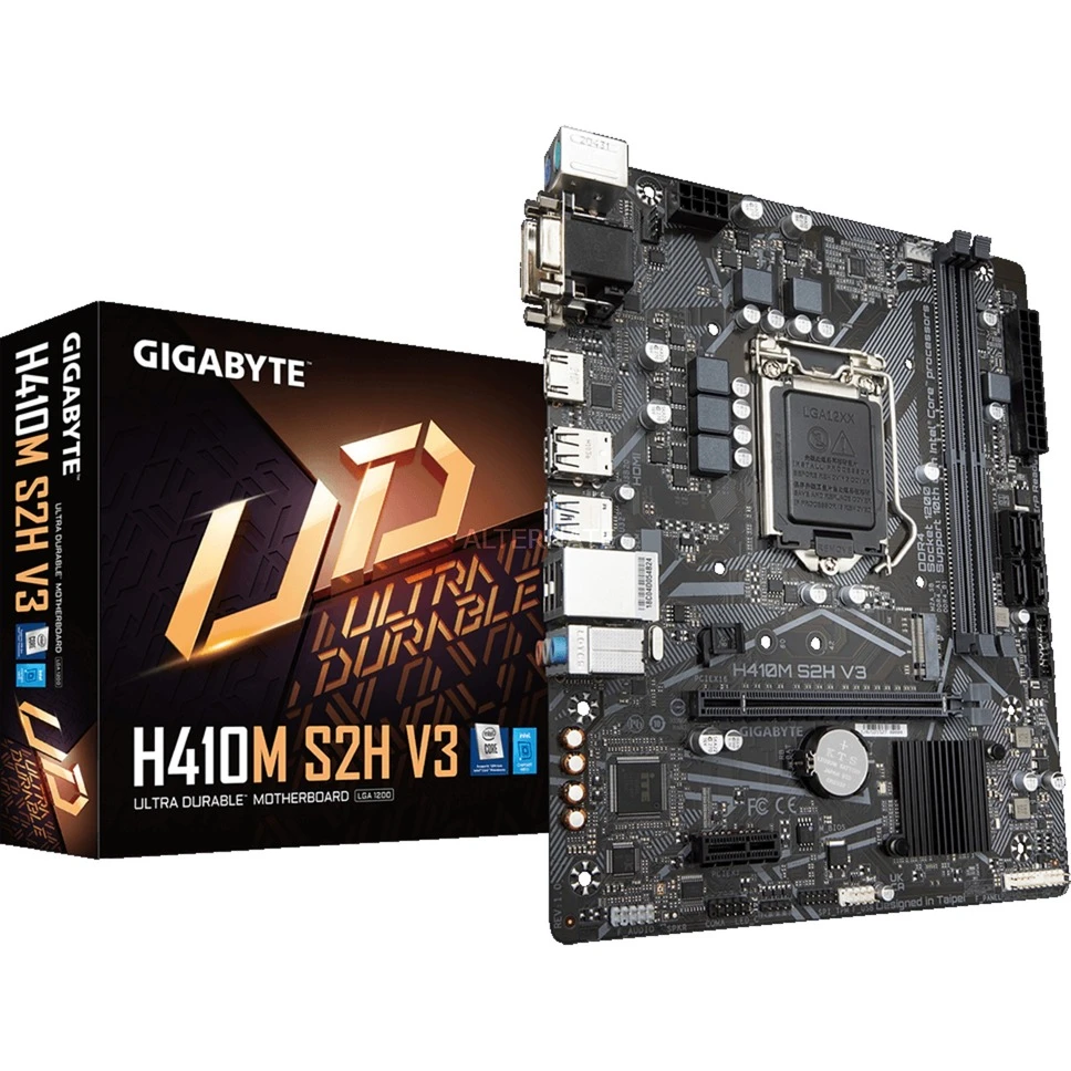 Sockel 1200 GIGABYTE H410M S2H V3, Mainboard 1 Sockel 1200 GIGABYTE H410M S2H V3, Mainboard