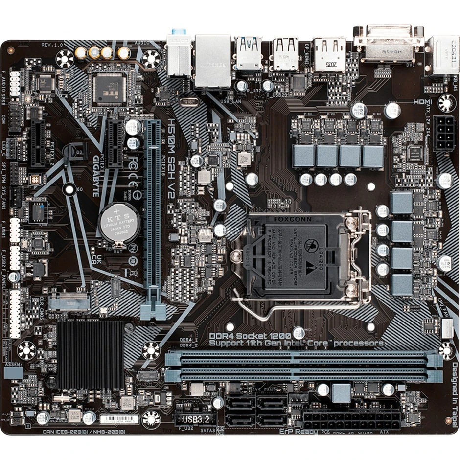 Sockel 1200 GIGABYTE H510M S2H V2, Mainboard 2 Sockel 1200 GIGABYTE H510M S2H V2, Mainboard – Bild 2