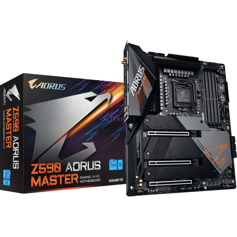 Sockel 1200 GIGABYTE Z590 AORUS MASTER, Mainboard 1 Sockel 1200 GIGABYTE Z590 AORUS MASTER, Mainboard