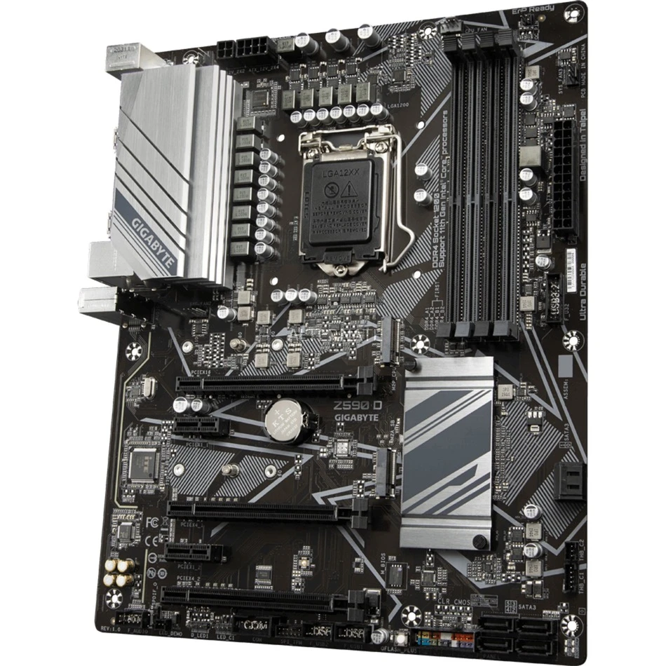 Sockel 1200 GIGABYTE Z590 D, Mainboard 3 Sockel 1200 GIGABYTE Z590 D, Mainboard – Bild 3