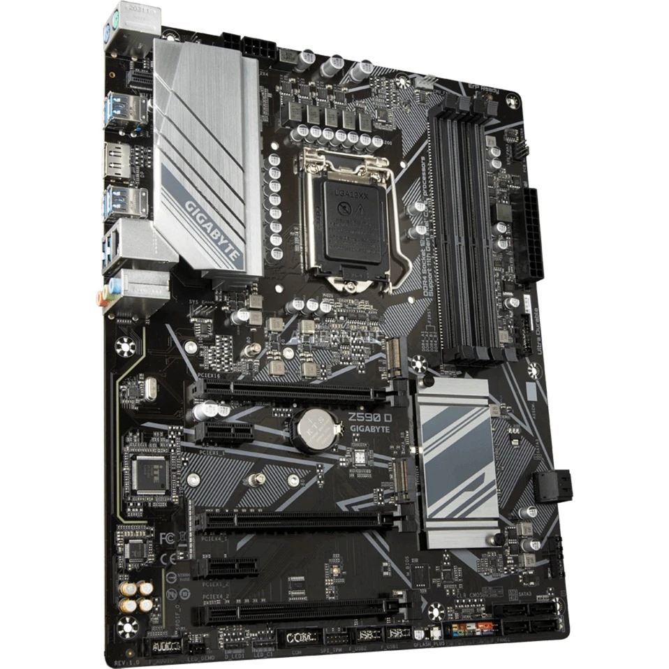 Sockel 1200 GIGABYTE Z590 D, Mainboard 4 Sockel 1200 GIGABYTE Z590 D, Mainboard – Bild 4