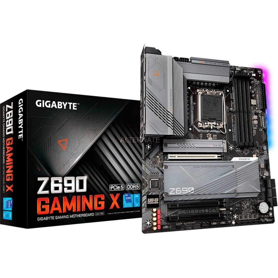 Sockel 1700 GIGABYTE Z690 GAMING X, Mainboard 1 Sockel 1700 GIGABYTE Z690 GAMING X, Mainboard