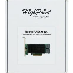 Controller HighPoint RocketRAID 2840C, RAID-Karte 8 Controller HighPoint RocketRAID 2840C, RAID-Karte -Mainboards Verkaufsgeschäft HighPoint RocketRAID 2840C RAID Karte@@1739109 3