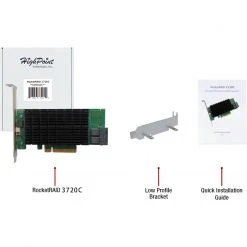 Controller HighPoint RocketRAID 3720C, RAID-Karte -Mainboards Verkaufsgeschäft HighPoint RocketRAID 3720C RAID Karte@@1730752 5