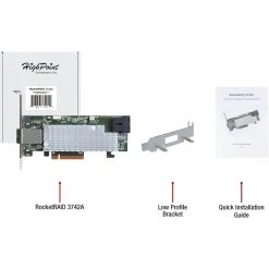 Controller HighPoint RocketRAID 3742A, RAID-Karte -Mainboards Verkaufsgeschäft HighPoint RocketRAID 3742A RAID Karte@@fpbhag 5