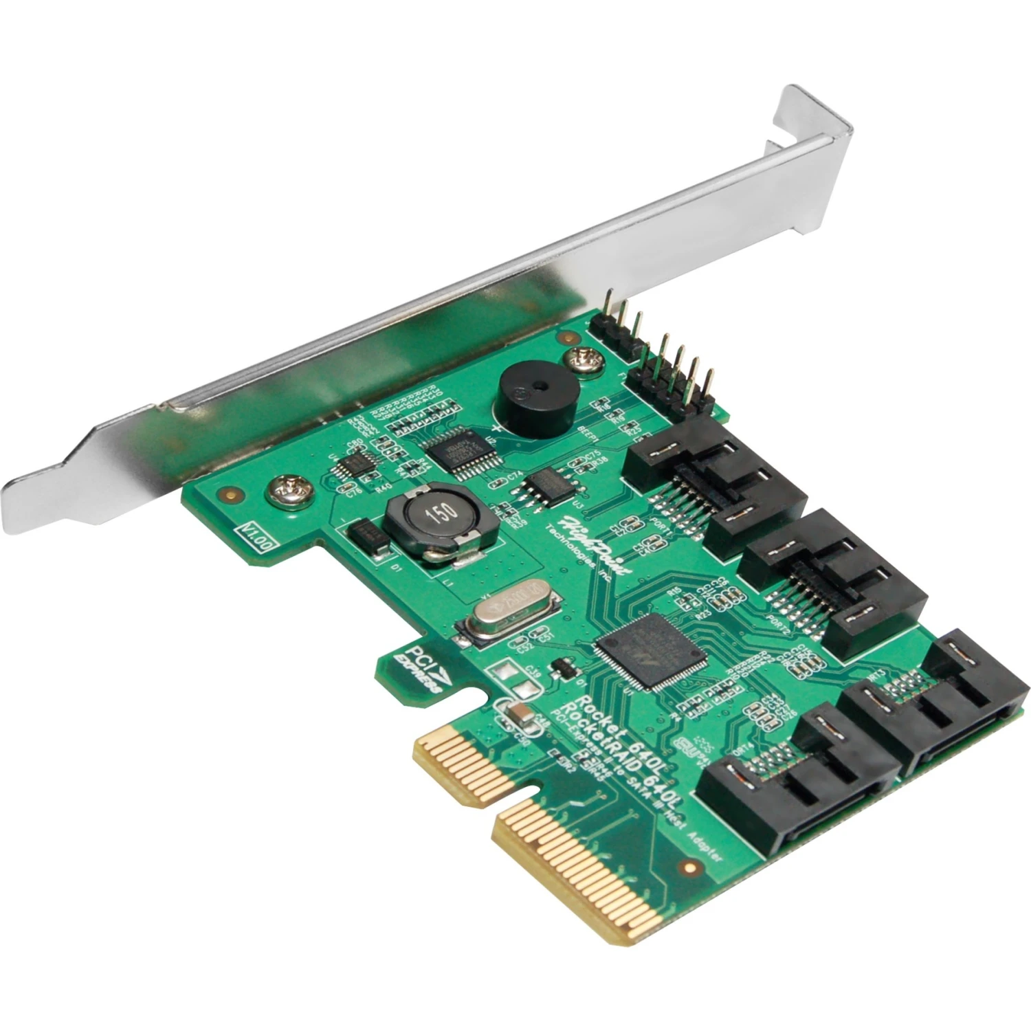 HighPoint RocketRAID 640L, Serial ATA-Controller (Retail) 3 HighPoint RocketRAID 640L, Serial ATA-Controller (Retail) – Bild 3