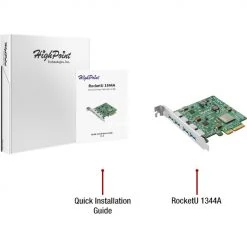 HighPoint RocketU 1344A, USB-Controller -Mainboards Verkaufsgeschäft HighPoint RocketU 1344A USB Controller@@fpbh98 3