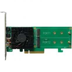 Controller HighPoint SSD6202A 2x M.2, Schnittstellenkarte -Mainboards Verkaufsgeschäft HighPoint SSD6202A 2x M 2 Schnittstellenkarte@@1847478 3