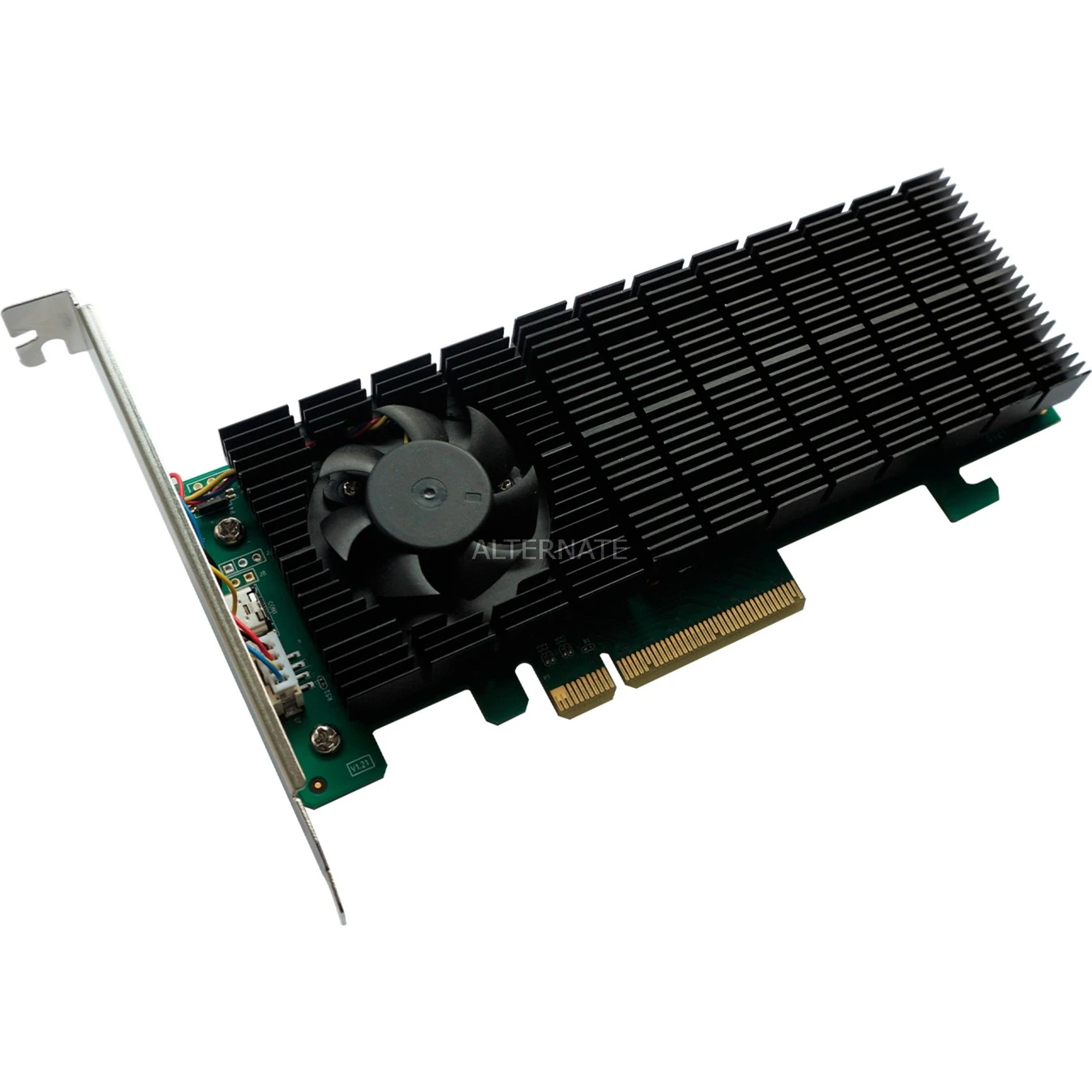 Controller HighPoint SSD6202 PCIe 3.0 X8 2-Port M.2 NVMe, RAID-Karte 1 Controller HighPoint SSD6202 PCIe 3.0 X8 2-Port M.2 NVMe, RAID-Karte