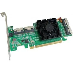 Controller HighPoint SSD7580B PCIe 4.0x16 8x U.2P NVMe, Schnittstellenkarte