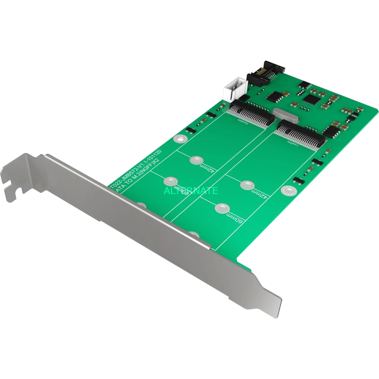 Hardware ICY BOX IB-CVB513 Konverterkarte, Serial ATA-Controller 2 Hardware ICY BOX IB-CVB513 Konverterkarte, Serial ATA-Controller – Bild 2