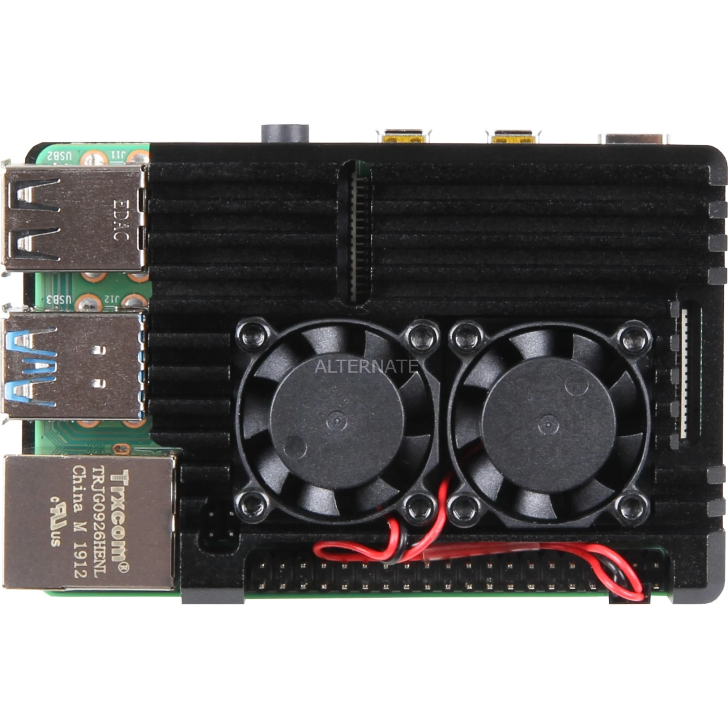 Joy-IT Aluminiumgehäuse + FAN Raspberry Pi 4 3 Joy-IT Aluminiumgehäuse + FAN Raspberry Pi 4 – Bild 3