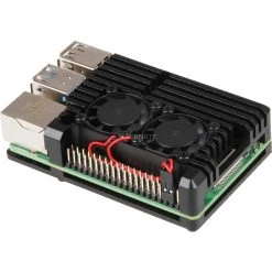 Joy-IT Aluminiumgehäuse + FAN Raspberry Pi 4 8 Joy-IT Aluminiumgehäuse + FAN Raspberry Pi 4 -Mainboards Verkaufsgeschäft Joy IT Aluminiumgeh use FAN Raspberry Pi 4@@1752328 3