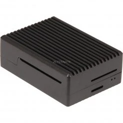 Joy-IT Aluminiumgehäuse Für Raspberry Pi 4 B (schwarz (matt)) -Mainboards Verkaufsgeschäft Joy IT Aluminiumgeh use f r Raspberry Pi 4 B@@1752329 2