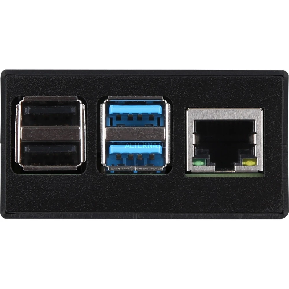 Joy-IT Aluminiumgehäuse Für Raspberry Pi 4 B (schwarz, Für Raspberry Pi 4 B) – Bild 4