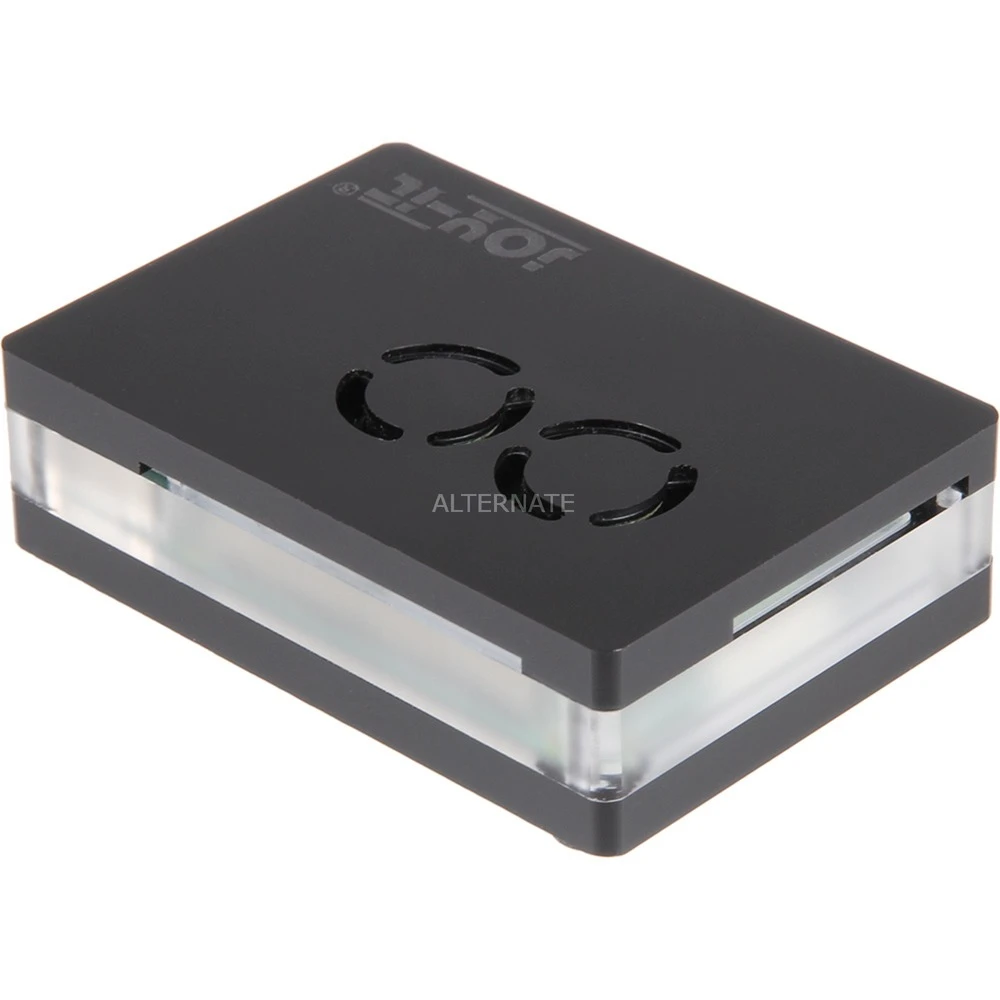 Joy-IT RB-CASEP4+03B Für Raspberry Pi 4 B, Gehäuse (schwarz/transparent) – Bild 2