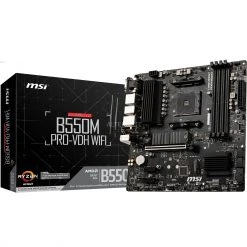 Sockel AM4 MSI B550M PRO-VDH WIFI, Mainboard (schwarz)