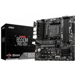 Sockel AM4 MSI B550M PRO-VDH, Mainboard (schwarz)