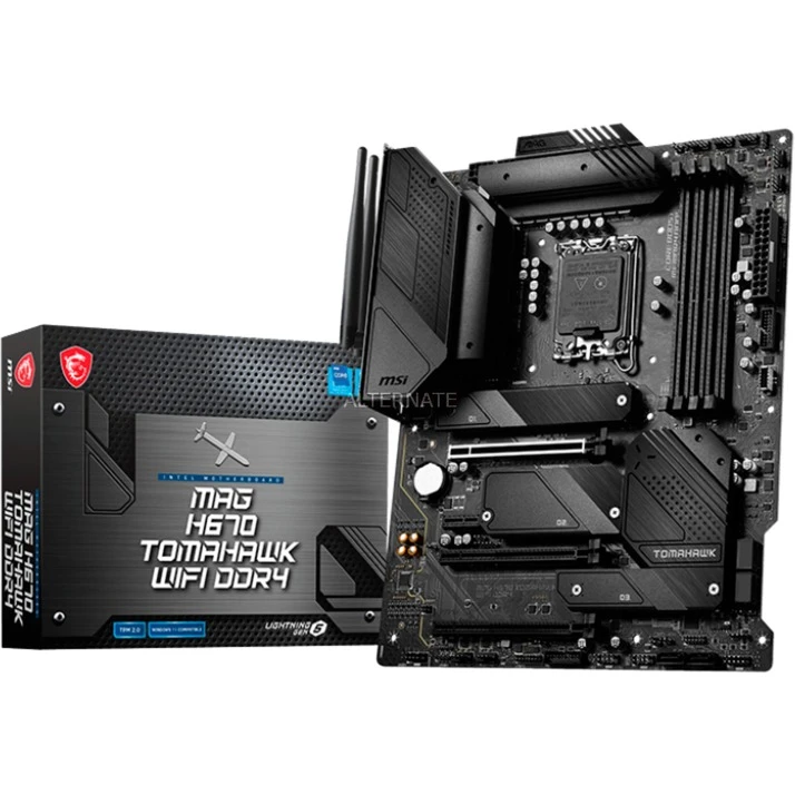 Sockel 1700 MSI MAG H670 TOMAHAWK WIFI DDR4, Mainboard 1 Sockel 1700 MSI MAG H670 TOMAHAWK WIFI DDR4, Mainboard