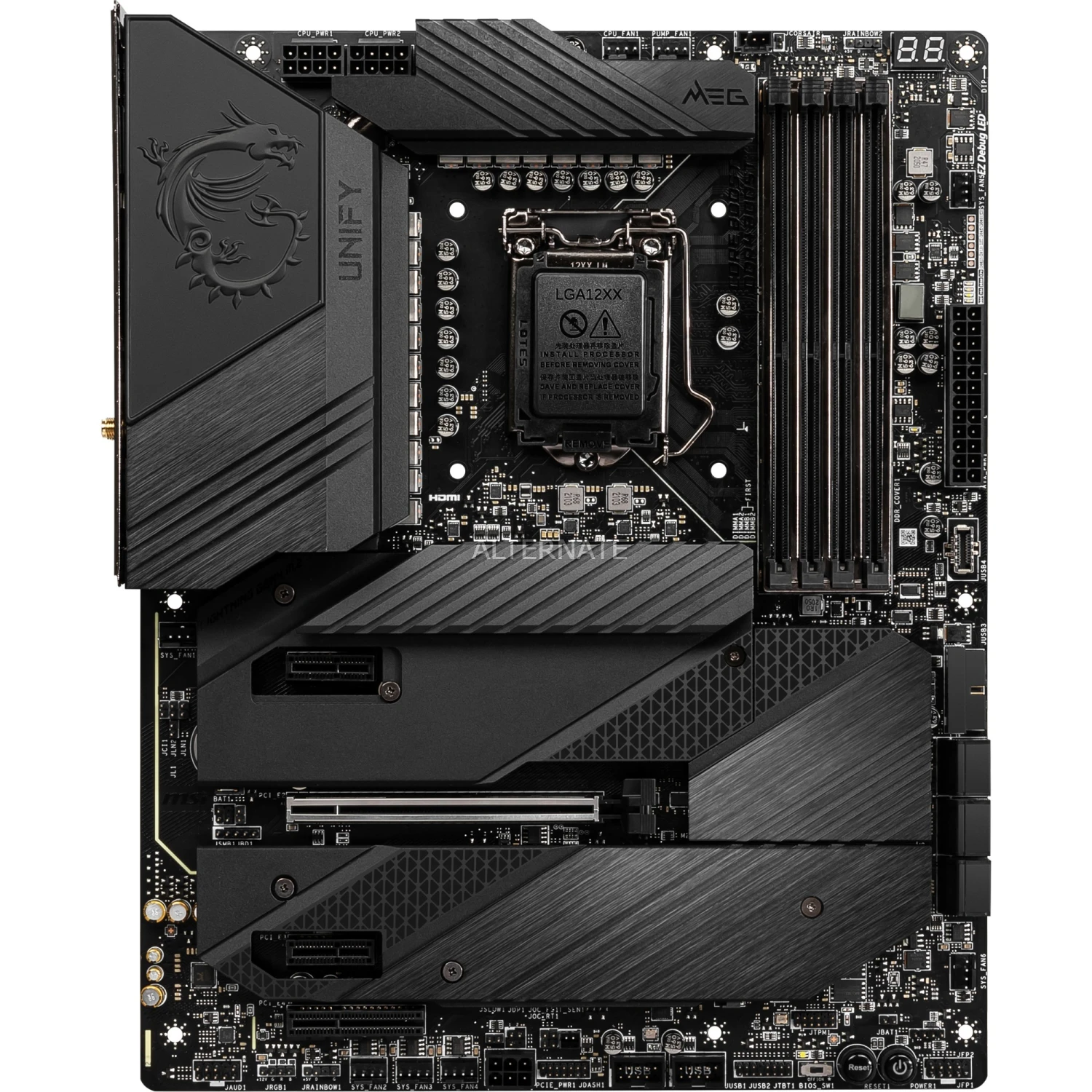 Sockel 1200 MSI MEG Z590 UNIFY, Mainboard 3 Sockel 1200 MSI MEG Z590 UNIFY, Mainboard – Bild 3