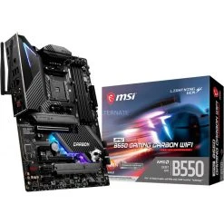 Sockel AM4 MSI MPG B550 GAMING CARBON WIFI, Mainboard