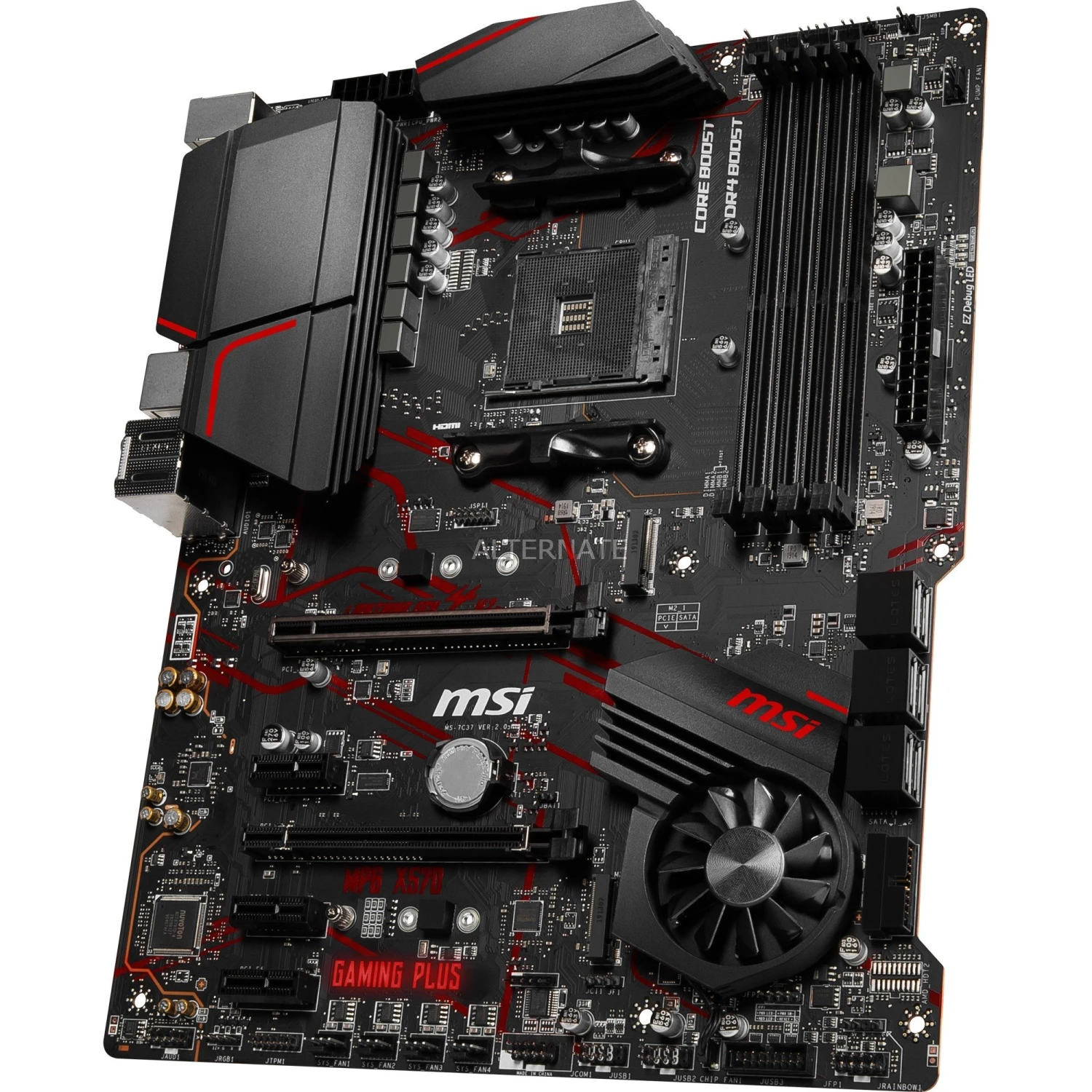 Sockel AM4 MSI MPG X570 GAMING PLUS, Mainboard (schwarz) 6 Sockel AM4 MSI MPG X570 GAMING PLUS, Mainboard (schwarz) – Bild 6