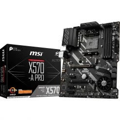 Sockel AM4 MSI X570-A PRO, Mainboard (schwarz)