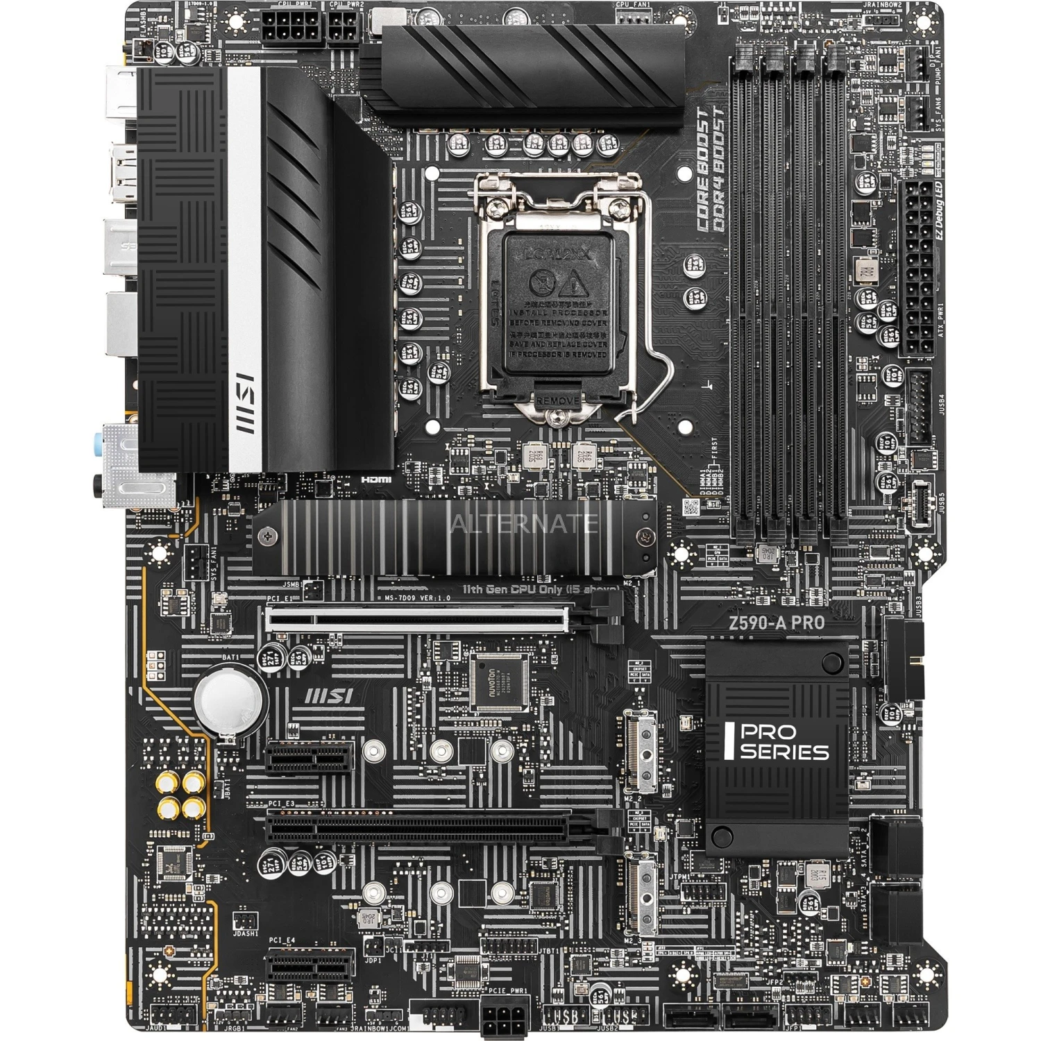 Sockel 1200 MSI Z590-A PRO, Mainboard 3 Sockel 1200 MSI Z590-A PRO, Mainboard – Bild 3