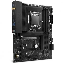Sockel 1700 NZXT N5 Z690 Matte Black, Mainboard (schwarz (matt))