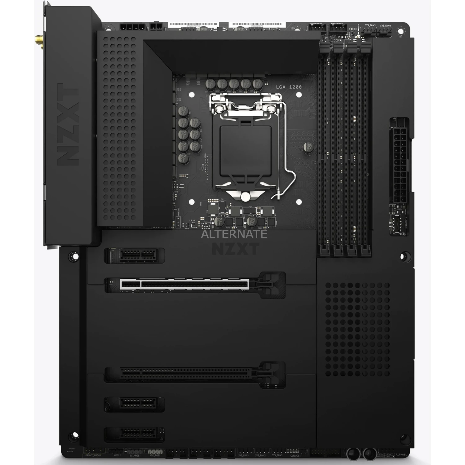 Sockel 1200 NZXT N7 Z590 Matte Black, Mainboard (schwarz (matt)) 2 Sockel 1200 NZXT N7 Z590 Matte Black, Mainboard (schwarz (matt)) – Bild 2