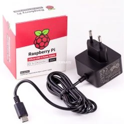 Raspberry Pi Foundation Offizielle Black Raspberry Pi 5.1A/3A PSU, Netzteil (schwarz)