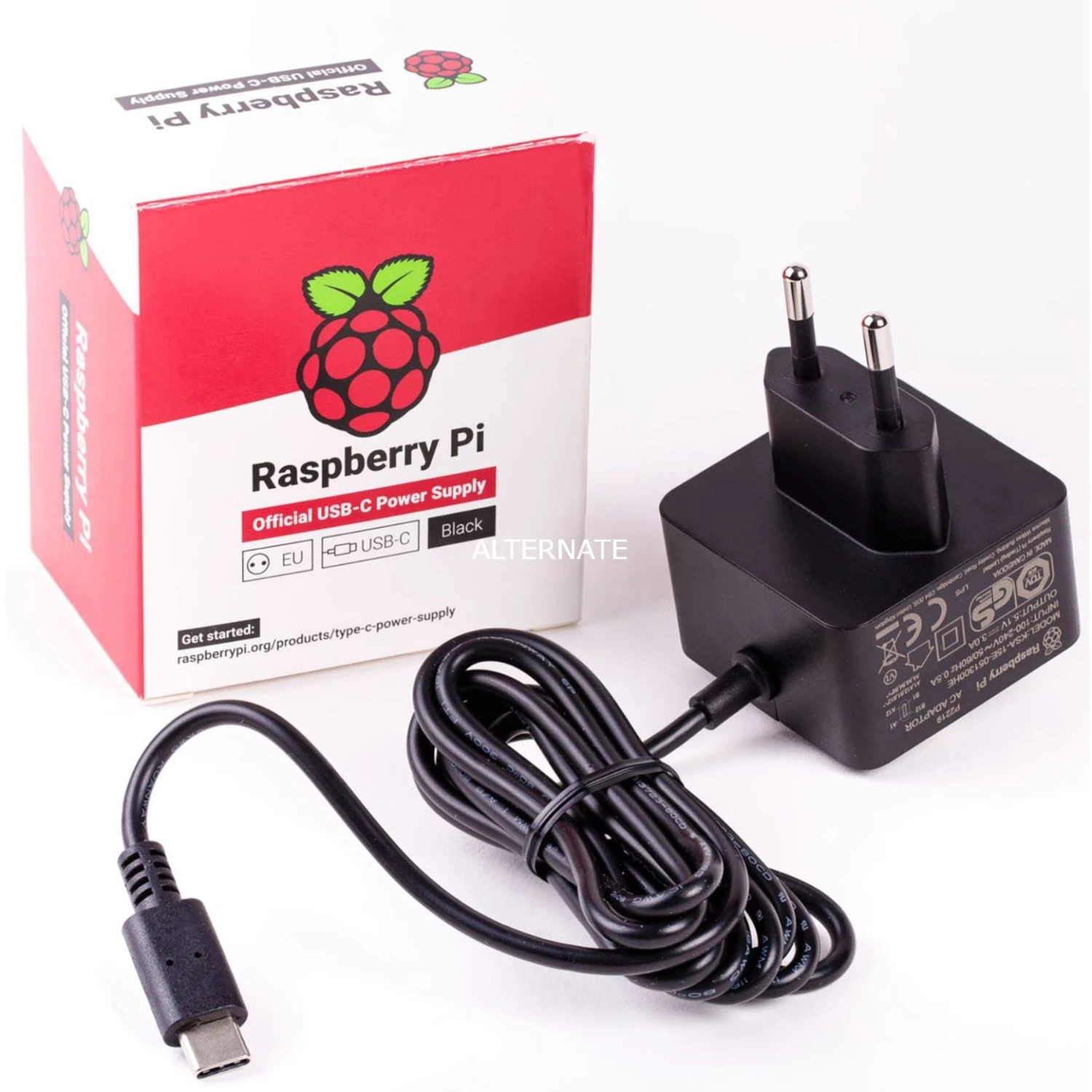 Raspberry Pi Foundation Offizielle Black Raspberry Pi 5.1A/3A PSU, Netzteil (schwarz) 1 Raspberry Pi Foundation Offizielle Black Raspberry Pi 5.1A/3A PSU, Netzteil (schwarz)